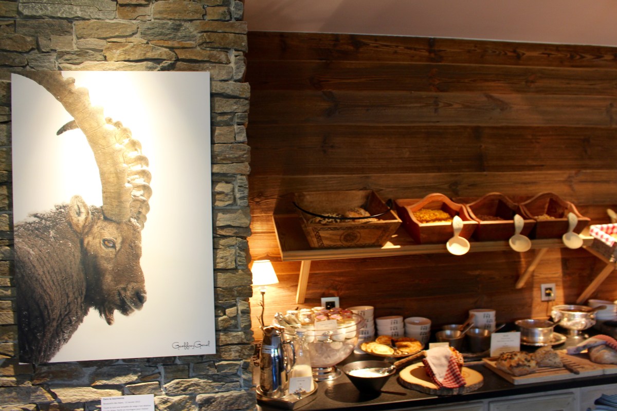 Petit déjeuner à l'hôtel Hermitage Chamonix
